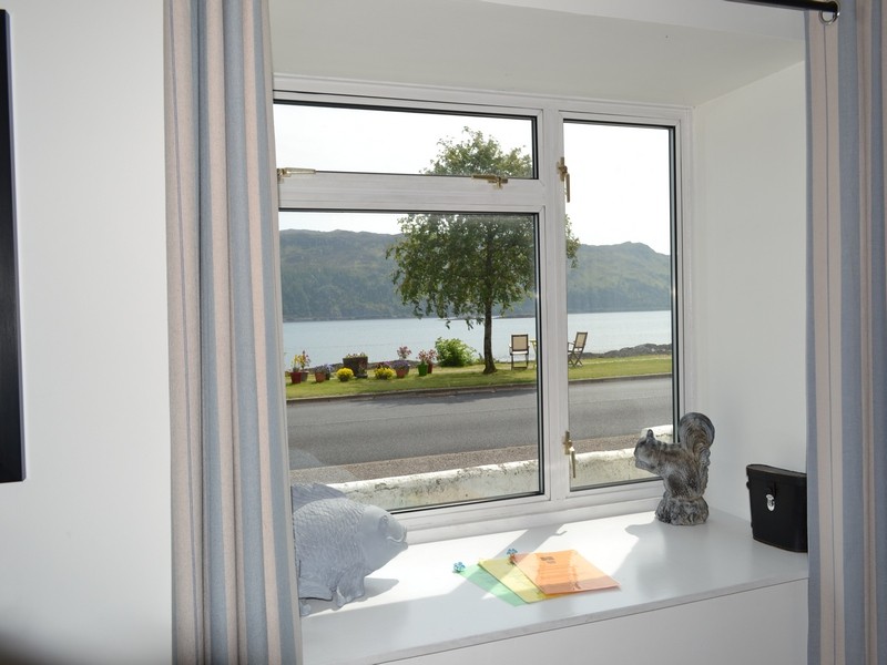 view from twin bedroom